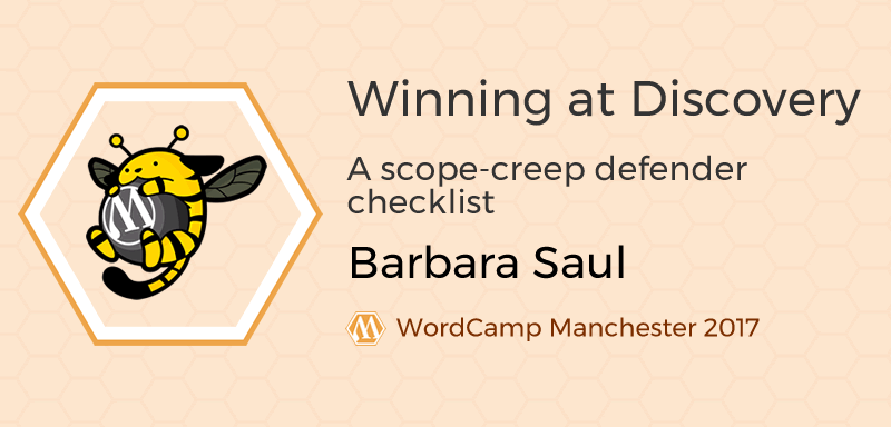 Talking at WordCamp Manchester 2017 #wcmcr